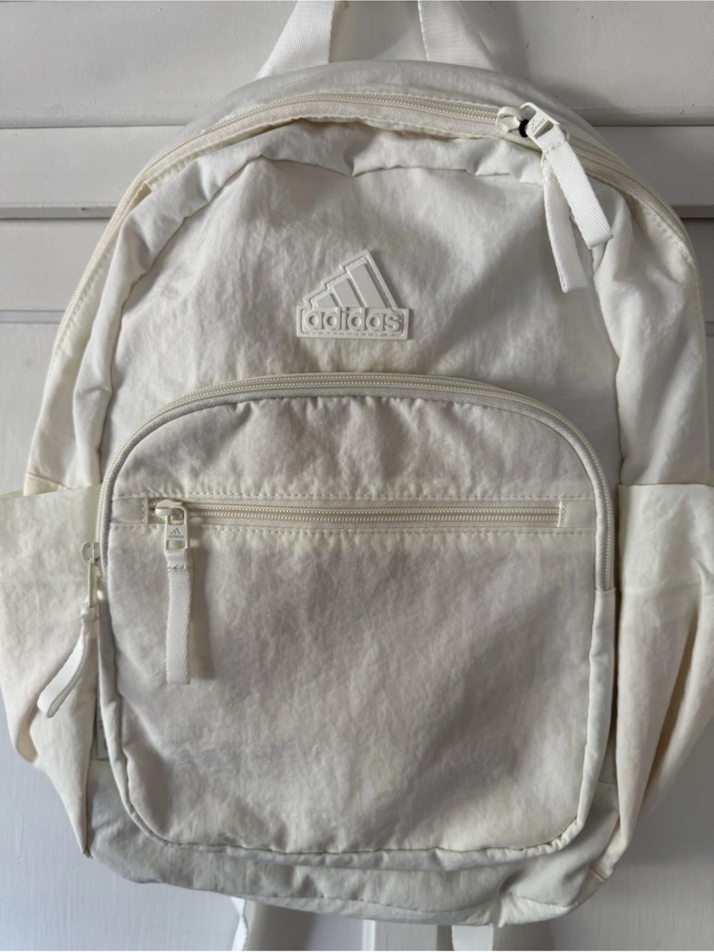 adidas White Raised Logo Patch